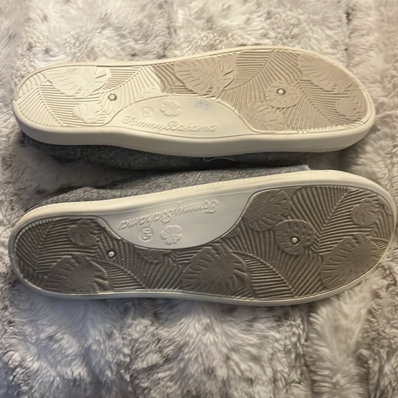 Tommy Bahama grey flannel warm lined sneakers - Picture 3 of 6